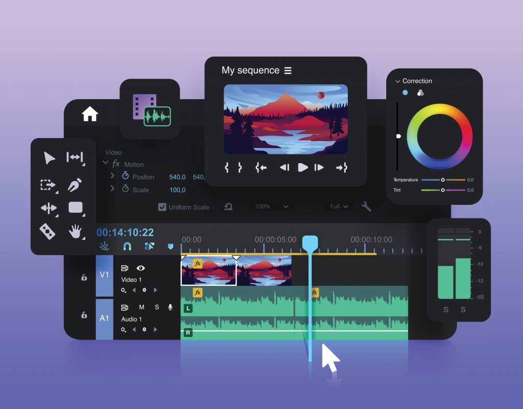 video editor tvc promo